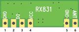 RX831高灵敏度射频接收模块